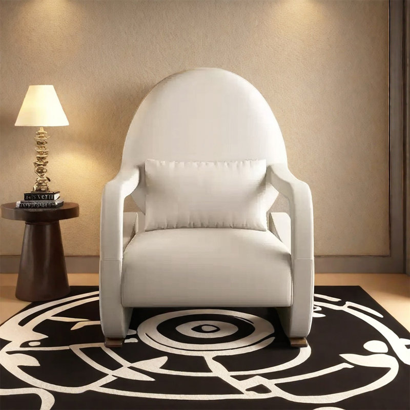 Chaise berçante Home, Beige