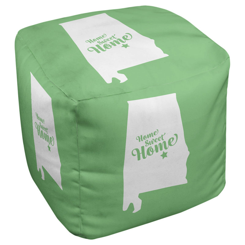 Repose-pieds à cubes montgomery the home, Vert