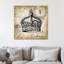 «Crown» par Tre Sorelle Studios, reproduction d'art graphique sur toile-23681988
