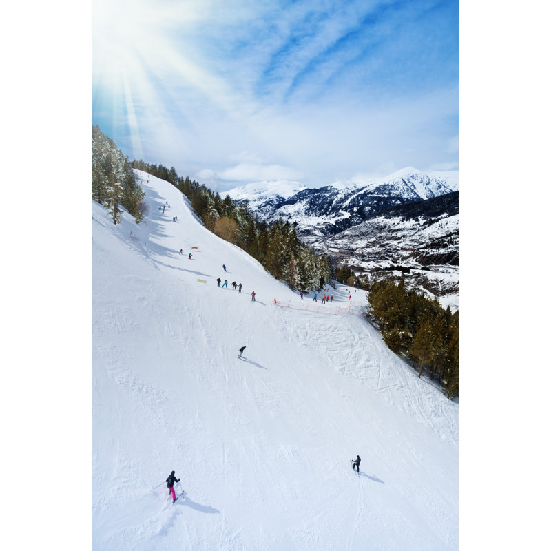 Pistes de ski de montagne, H 18 po x l 12 po