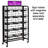 36" W X 52" H - Mobile 5-Shelf Adjustable Retail Display Rack
