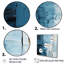 Art mural sur toile Serenity In Blue Bamboo Forest V - Bamboo_106649-95899851-95899848