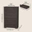 Armoire de rangement 31,5 po à 5 tiroirs grande capacité-129592483