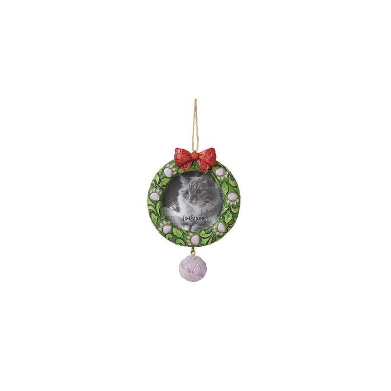 Ornement en forme de couronne d'animaux 4,92 po Jim Shore