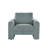 Hampden Rounded Arm Chenille Upholstery Accent Chair-1685668876