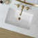Undermount Bathroom Sink 23 5/8" X 15 9/16" Rectangular Vitreous China With Overflow