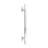 Straight Square Grab Bar, Mounting Center To Center, Matte Black Finish-1716414167
