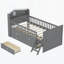 Base de lit en bois avec rangement 4 tiroirs-1003334054