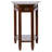 Oak and Slate Solid Wood Tile Recliner Wedge Table in Rustic Oak