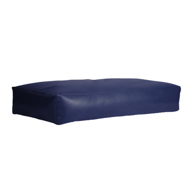 Faux Leather Refillable Bean Bag Lounger