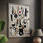 ABSTRACT Series D III, reproduction encadrée - bois massif-367372275