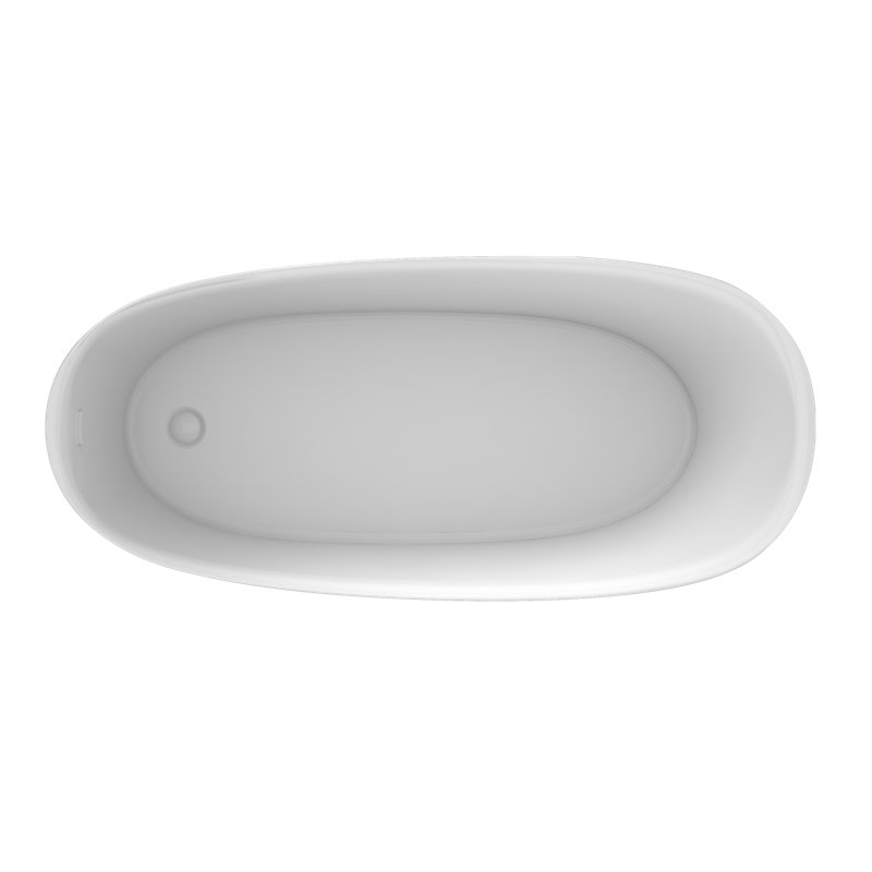 67'' x 30'' Freestanding Soaking Acrylic Bathtub