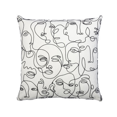 Cotton Throw Pillow Cover & Insert