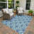 Machine Washable Indoor/Outdoor Lipman ACN2426 Mid-Century Modern Rug-841572318