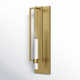 Annabel Single Light Steel Dimmable Candle Wall Light