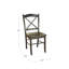 Chaise d'appoint à dossier en croix Castellon-1649172167