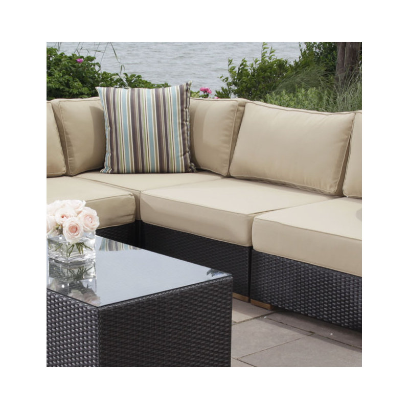 Salina Outdoor 8 - Piece Conversation Set