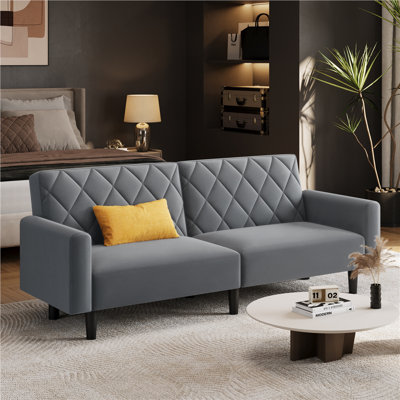 2-Seater Sofa Bed Aidden With Adjustable Backrest