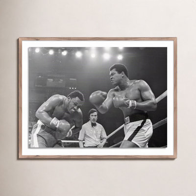 Adom "Muhammad Ali Punching Joe Frazier" Print