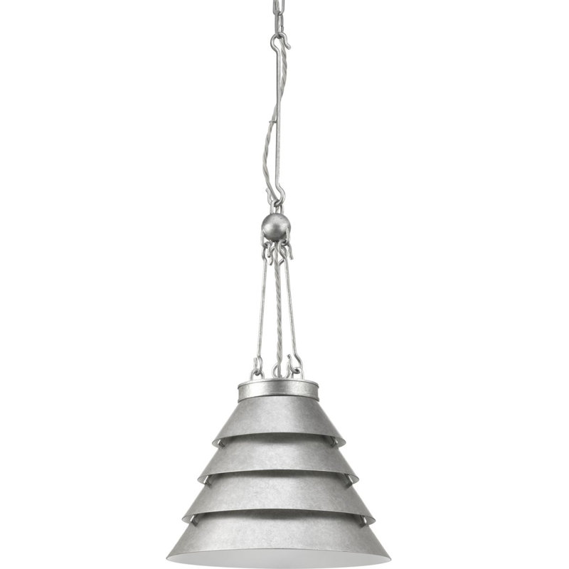 Galvanized Steel 26.5" Industrial Pendant Light