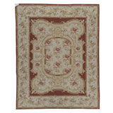 Hand-Knotted High-Quality Gray and Brown Area Rug
