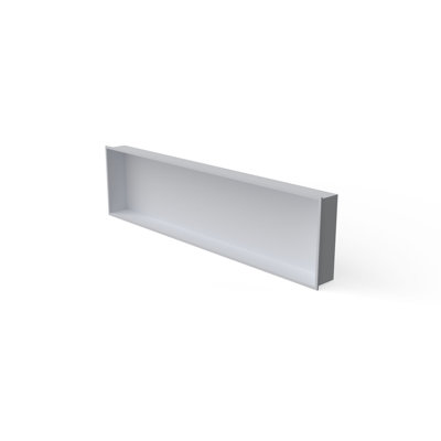 Badeloft 48" W x 12.6" H Recessed Shower Niche NS-04-BLK in Black