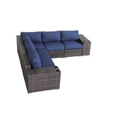 Outdoor 4 Seating With Soft Cushions - To Scratch, Water, And Area , Rust Option