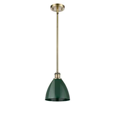 Luminaire suspendu conique à 1 lumière