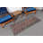 Vintage Blue Anatolian Turkish Oushak Small Patchwork Rug Ideal for Bathrooms and Entryways