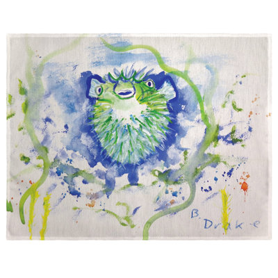 Spiney Puffer Polyester Animals/Nature Rectangle Placemat