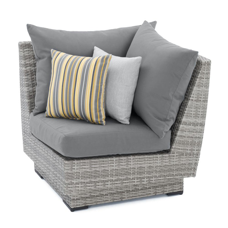 Cannes 9 Piece Seating Group with Cushions, Canvas Charcoal Sunbrella® Canvas