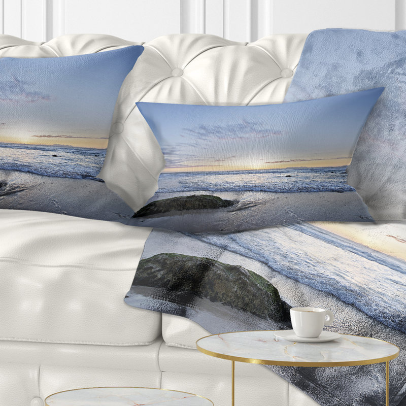 Magnifique coussin décoratif bleu Rocky Seashore - Sea & Shore