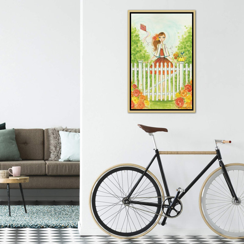 Printemps à Summerside, art, Toile encadrée d'or, H 48 po x l 32 po x P 1,5 po