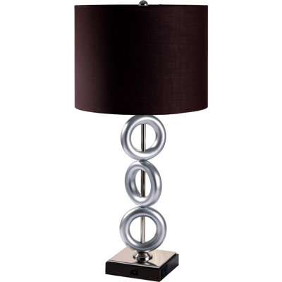 Lampe de table en métal 22 po
