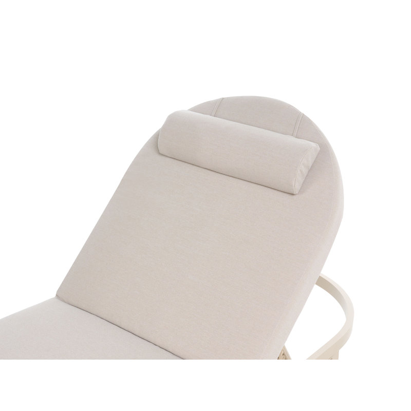Ceryn 128 cm Long Reclining Single Chaise with Cushions
