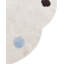Round Robenia Polka Dots Cotton Hand Tufted 120cm X 120cm Area Rug