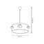 Dicha 1 - Light Blue Drum Pendant
