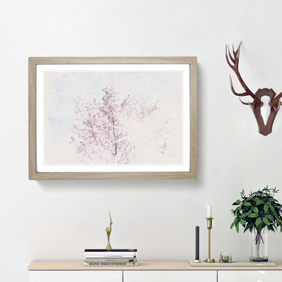 Pink Japanese Cherry Tree in Spring - Picture Frame Graphic Art Print