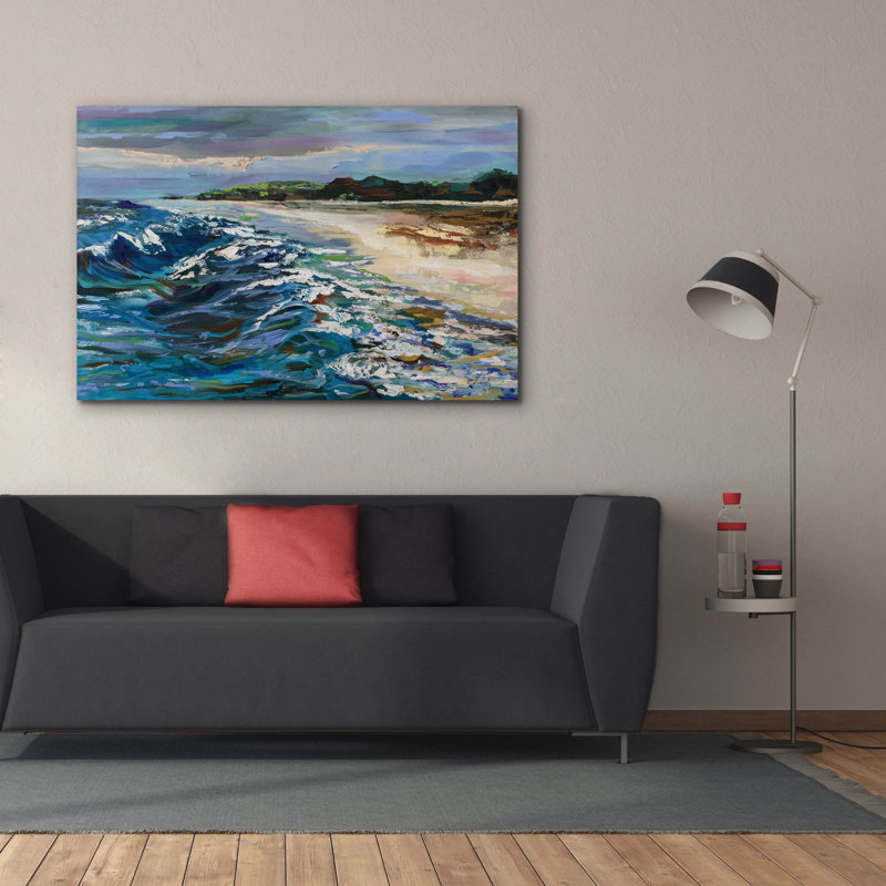 «Rough Surf» par Jeanette Vertentes, H 40 po x l 60 po x P 1,5 po