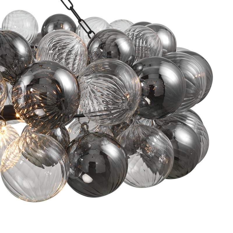 Constantine 3-Light Chandelier, Noir mat