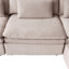 Fauteuil modulaire sans accoudoirs avec coussin à deux couches-1183771941