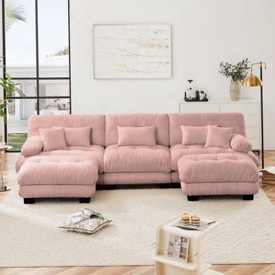 Luxurious Oversized Sectional Sofa for Living Room, Enhancing Comfort and Style