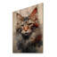 Maine majesté, chat I - art mural en bois sur bois de pin naturel-1643042813
