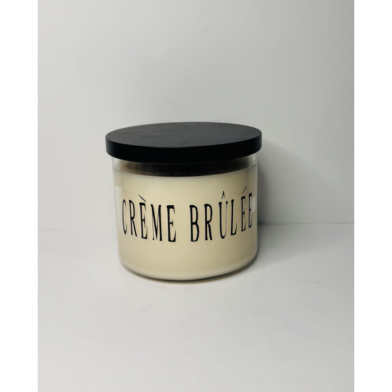 Bougie crème brûlée
