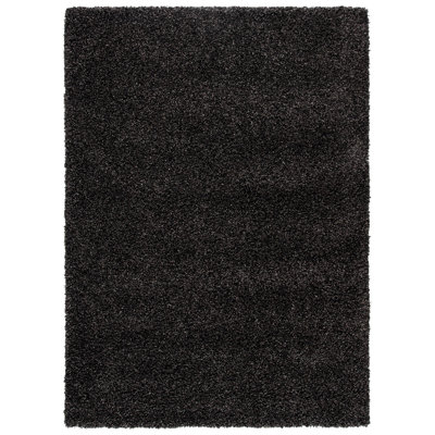 Tapis gris anthracite Livie