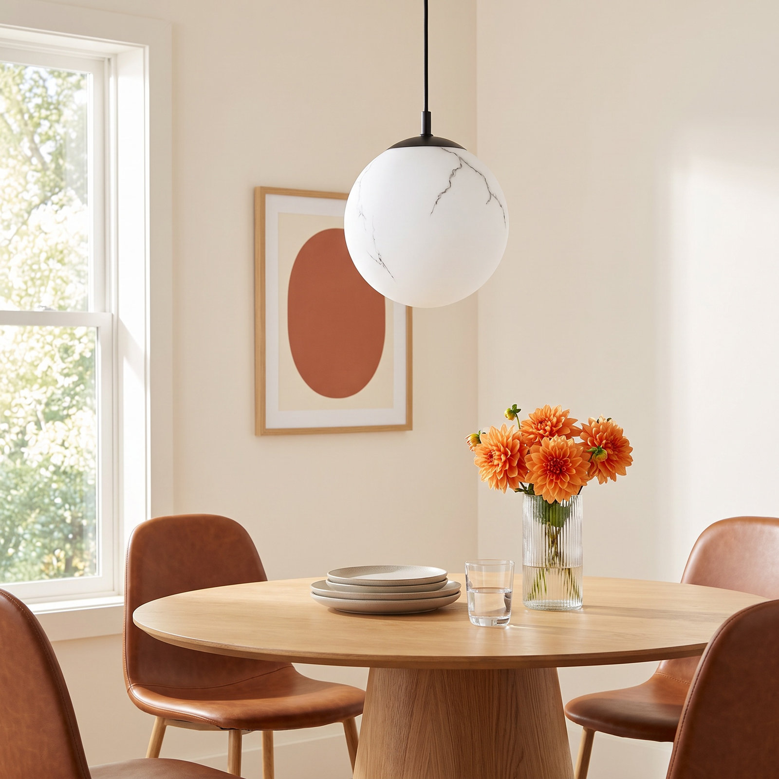 Kavneet Single Light Glass Pendant