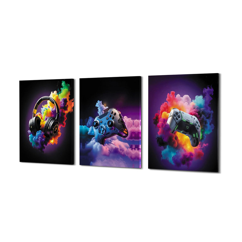 3 Piece Wrapped Canvas Print