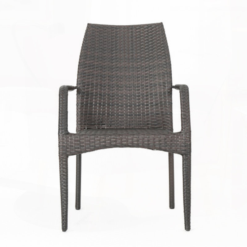 Fauteuil d'extérieur en rotin et osier