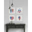 Beach Must-Haves - Ensemble de 4 reproductions de cadres photo sur papier