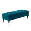 Safar Wide Tufted Rectangle Ottoman Storage Bench – Upholstery Plush Velvet Shoe Bench with Black Turned Wooden Legs-108634783-111753561